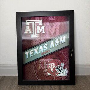 Texas A&M Aggies 3D Holographic Framed Wall Art 18x14